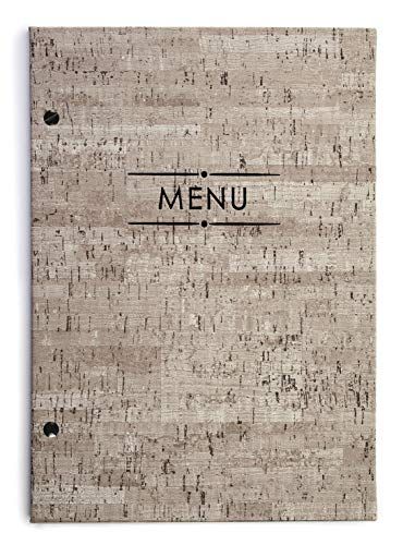 Lacor Tomasso Collection Menuhouder - Imitatieleer - Zwart - A4