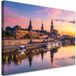 Image sur toile Allemagne ville de Dresde vue panoramique, 90x60