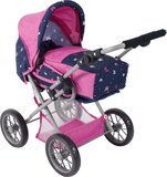 Bayer Chic 2000 Kombi-Puppenwagen LENI Butterfly - Wandelwagen - Hoogte duwstang: 42 cm - Multicolore