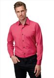 Rusty Neal Herenoverhemd Katoen Slimfitmodel Roze