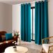 ED ENJOY HOME Verduisteringsgordijn met zilveren ogen, eendenblauw, 140 x 240 cm, 100% polyester, Oeko-Tex-gecertificeerde stof, zoethout collectie