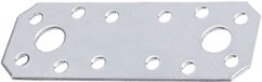 Alberts 839024 Platte connector | Roestvrij staal | 96 x 35 x 2,0 mm | Set van 25