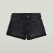 G-Star Judee Shorts Wmn Femme Short Taille Basse Coton 100% Worn in Black Smoke