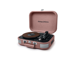 Muse MT-201 BTP Bluetooth Turntable - Black/Pink