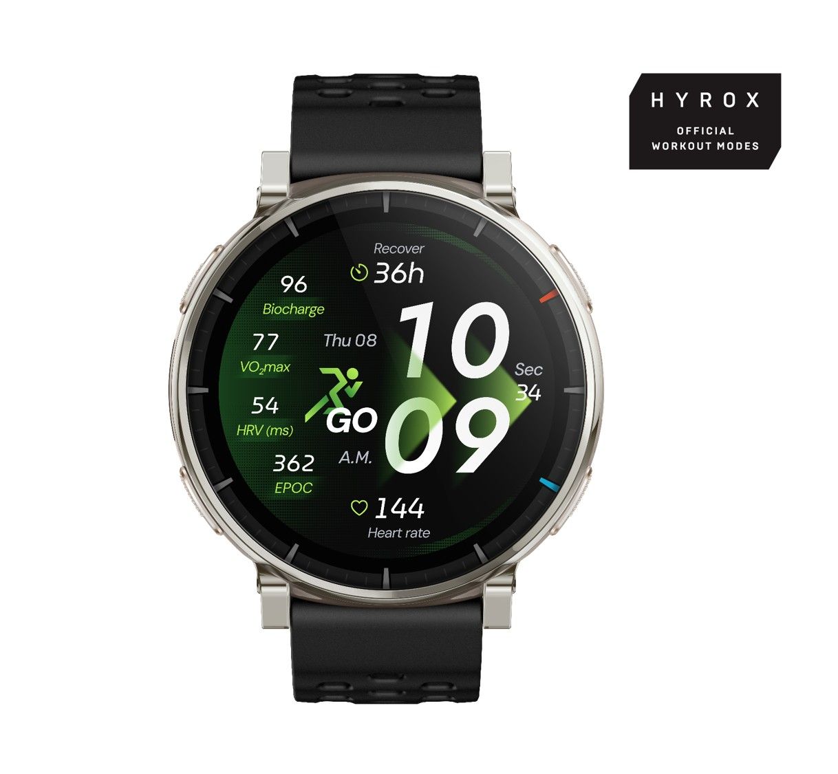 Amazfit Active 3 Premium Apex Silver (Zilver Zwart)