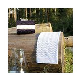 Bailet Alpen douchehanddoek, velours blauw marineblauw 70 x 140 cm