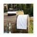 Bailet Alpen douchehanddoek, velours blauw marineblauw 70 x 140 cm