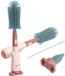Unyqoos® Ensemble de brosses de bouteille en silicone 3-en-1 pratique pour un nettoyage polyvalent