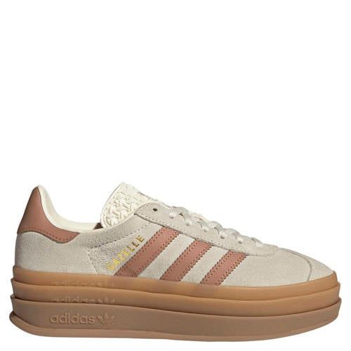 adidas Originals Gazelle Bold leren sneakers - ecru