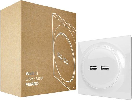FIBARO Walli N USB - White | FGWU-021