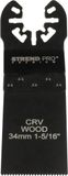 Strend Pro Lame de scie FC-W025, 34 mm, pour outil multifonction, Cr-V