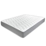 amuéblate Online Matras 140 x 190 cm Visco-elastisch Aris Winter/Zomerzijde Ergonomisch Hygiënisch Ademend 21 cm