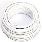 Luidsprekerkabel 2x4,00mm2-10m - wit - CCA - audiokabel - luidsprekerkabel