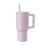 Simple Modern Trek beker van 30 oz met handvat en rietje | Geïsoleerde roestvrijstalen waterfles reismok | Geschenken voor vrouwen | Trek Collectie | 890 ml | Lavender Mist
