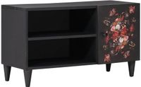 vidaXL Opbergkast Meerkleurig 80 x 31,5 x 46 cm Massief Mango Hout