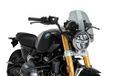 Puig 22132H New Generation Sport Sport voorruit van acryl met aerodynamisch design windtunnel getest, afgeronde randen, metalen steunen en TÜV goedgekeurd, Smoke