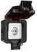 Unyqoos® Prise extérieure IP66, 1 voie, noir