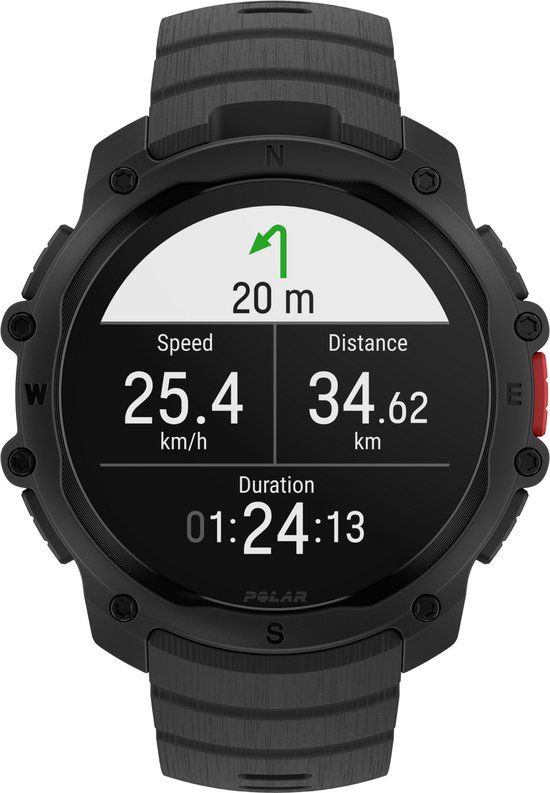 Polar Street X Urban GPS Sporthorloge - Night Black S-L