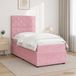 Maison Exclusive - Lit boxspring avec matelas et tête de lit Rosa 90 x 190 cm, velours