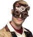 Boland - Masker Steamcat - Volwassenen - Steampunk - Sciencefiction - Carnaval - Cosplay