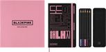 Moleskine X Blackpink Skizzenbuch Bundle mit 5 bunten Graphitstiften, mit Box