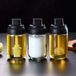Set de pots à herbes, 3 pièces, 250 ml, noir