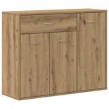 vidaXL Dressoir ambachtelijk eikenkleurig