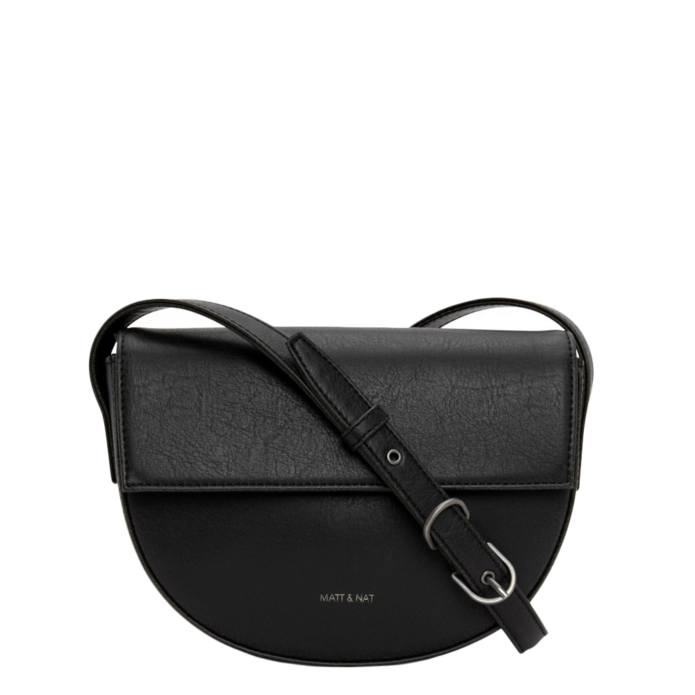 Matt & Nat Matt & Nat Vintage Rith Saddle Bag black Zwart