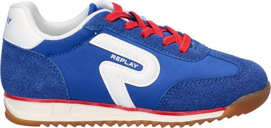 Replay Yard JR Jongens Sneaker - Kobalt - Maat 33