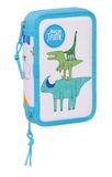 4279 Safta Dubbele etui Algo de Jaime Wit 12.5 x 19.5 x 4 cm (28 Onderdelen)