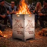 TiKo-Metalldesign GmbH TiKo-Design vuurkorf met chopper-motief - "Born to be wild"