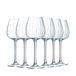 Cristal d'Arques Paris - Swirly Collection – 6 steelglazen 35 cl – gemaakt in Frankrijk – versterkte verpakking