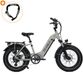 Diablo XR1 - Vélo électrique Fatbike - 20 pouces - moteur 250W - Autonomie jusqu'à 100 km - 7 vitesses - Freins à disque hydrauliques - Batterie 720Wh - Gris