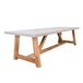 BUITEN living Veltis dining tuintafel 8 personen | polystone + hardhout | betonlook | 300cm