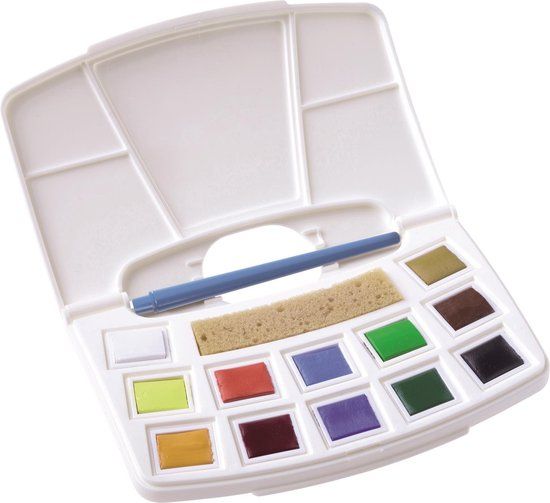 Talens Art Creation Aquarelverf Pocketbox 12 Napjes - Assorti