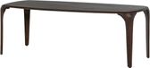 WOOOD Fiore Table à manger - Bois de manguier - Noyer - 76x230x95