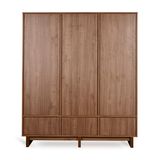 Quax Kast Kyo Walnut 3-deurs