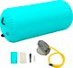 Rouleau de gymnastique avec pompe gonflable 120x75 cm PVC vert