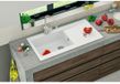 Big Buy Cooking STRADOUR Inbouw spoelbak - 1 bak - 100x50 cm - Wit