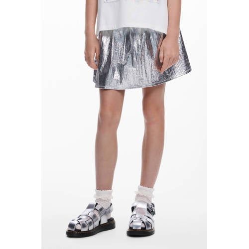 Desigual A-lijn rok grijs