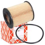 febi bilstein 37557 Oliefilter met afdichtring, 1 stuk