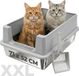PRIORPET Terona B.V. Kattenbak RVS XXL Groot – Roestvrij staal – 71×52×30 cm