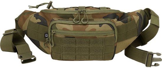 Brandit Waistbeltbag Molle woodland Heuptasje - Groen