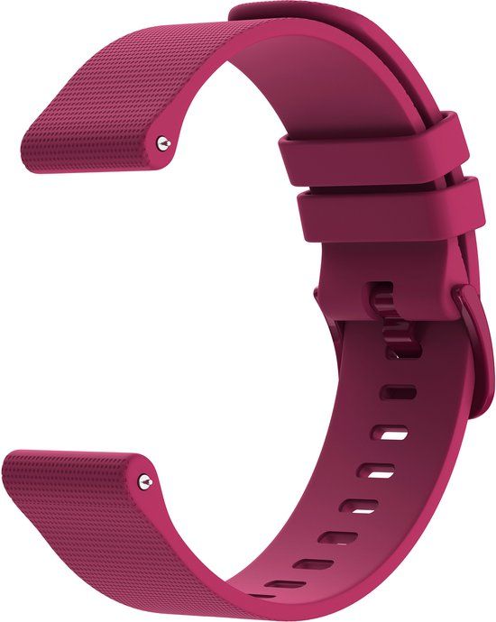 imoshion Siliconen sport bandje met gesp - Universeel 20 mm aansluiting - Fuchsia