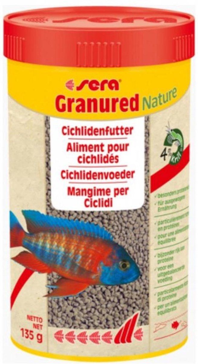 Sera Granured Nature 1000 ml - Sera Cichliden Voer