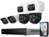 Eufy PoE NVR Security System S4 2-Pack + E40 2-Pack - 360° PTZ, AI, 2TB HD