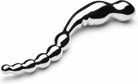 Le Wand - Swerve - Stainless Steel Dildo - Silver