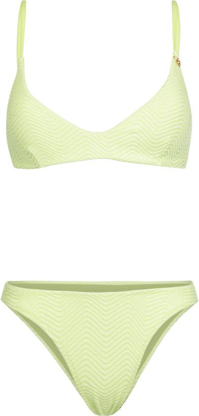 Brunotti Jezzlee-Chevron Bikini Set Daiquiri Green Dames 34