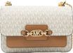 Michael Kors Heather Crossbodytas / Schoudertas Dames - Leer - Beige