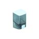 Brabantia Zeepdispenser van kunststof in transparant/wit, 25 x 25 x 5 cm